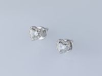 Пусеты из белого золота э4712пс05210001