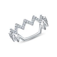 Серебряное кольцо с фианитами