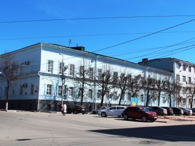 Здание пансионата Симбирской мужской классической гимназии, в котором Ленин Владимир Ильич неоднократно бывал у своих товарищей-гимназистов в период учебы в гимназии