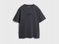 Футболка с текстовым принтом, Серый