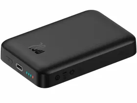 Внешний аккумулятор Baseus Magnetic Mini Air Slim 10000mAh 20W (черный) (PPCXM10A)