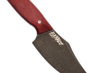 Нож Barmaley Knives Пьеро, сталь AUS-10Co, рукоять Микарта, красный