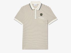 Мужское поло Lacoste в полоску