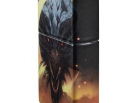 Зажигалка ZIPPO Dragon Design с покрытием Glow In The Dark Green, латунь/сталь, черная, 38x13x57 мм