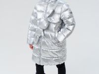 Пальто текстильное с полиуретановым покрытием для девочек