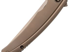 Складной нож TUOTOWN Saira Stonewash, сталь T14N, рукоять Grey Ti