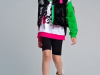 Жилет текстильный с полиуретановым покрытием для девочек