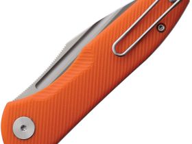 Складной нож Trivisa Antliae-03O, сталь 14C28N, рукоять G10, оранжевый