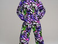 Комбинезон текстильный с полиуретановым покрытием для девочек