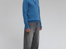 Джемпер-поло с шерстью