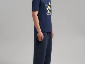 Футболка прямого кроя из джерси