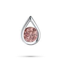 Классическая подвеска из белого золота э0912пд06200853_pink