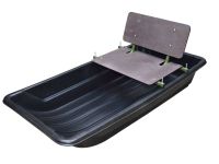 Сиденье складное &quot;КОЙРА&quot; в сани С6 и прицеп грузопассажирский