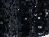 Платье с пайетками для девочек, Черный