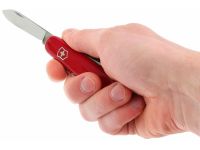 Нож перочинный Victorinox Sportsman, сталь X55CrMo14, рукоять Cellidor®, красный, 13 функций, 84мм