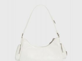 Сумка из искусственной кожи для девочек, Белый