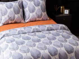 Постельное белье Modico Blue Orange/Модико (синие листья)