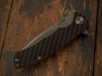 Складной нож CJRB Taiga, сталь D2, карбон