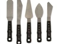 Мастихин "Мастер-Класс" №13, деревянная ручка 12,5 см, лезвие металл 15,5х3,5 см