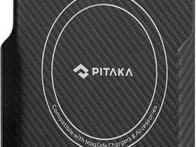Клип-кейс Pitaka MagEZ4 для Apple iPhone 15 Plus узкое плетение Чёрный