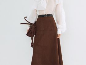 Блузка из лиоцелла с рюшами, Белый