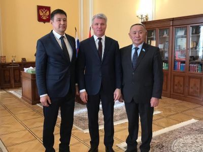 Иннокентий Григорьев встретился с министром спорта России 