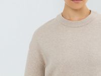 Джемпер плотной вязки, Бежевый