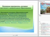 Рабочая программа – основной документ воспитателя ДОО