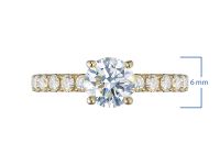 Кольцо из желтого золота э0312кц09182000_white