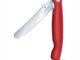 Нож складной для овощей Victorinox Swiss Classic 11 см, нержавеющая сталь, рукоять полипропилен, красный