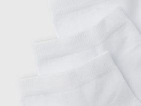 Короткие носки, 3 пары, Белый