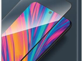 Защитное стекло BoraSCO для realme C100X с чёрной рамкой