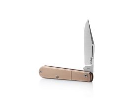 Складной нож LionSteel Barlow Slim Shuffler, сталь M390, рукоять Copper