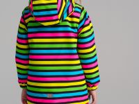 Куртка текстильная с полиуретановым покрытием для девочек (ветровка)