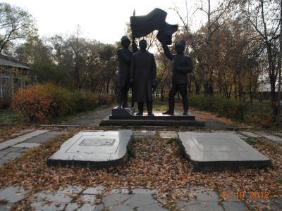 Могила Кравченко Александра Диомидовича (1880–1923 гг), главнокомандующего партизанской армией