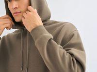 Худи с лёгким пич-эффектом, Коричневый