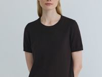 Джемпер с коротким рукавом, Коричневый