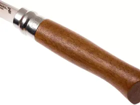Складной нож Opinel №8, сталь 12С27, рукоять орех, картонная коробка