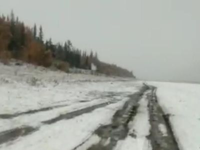 ВИДЕО. На Ленских столбах выпал первый снег