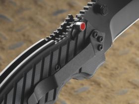 Полуавтоматический складной нож CRKT Triumph Tiger Stripe, сталь Aus 8, рукоять G-10