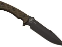 Нож с фиксированным клинком Spartan Blades Horkos, сталь CPM S35VN, рукоять зеленая микарта, чехол черный
