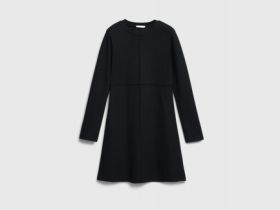 Платье мини А-силуэта, Черный