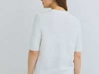 Джемпер с коротким рукавом, Белый