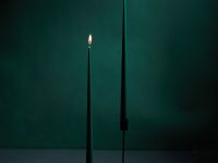 Набор свечей Estate, изумрудный