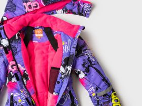 Комбинезон текстильный с полиуретановым покрытием для девочек