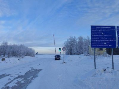 До 20 тонн повысили грузоподъемность на ледовой переправе Хатассы — Павловск