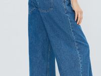 Ультраширокие джинсы, Синий