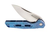 Нож складной Thor 3 Rikeknife, сталь M390, рукоять титан, синий