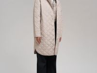 Стеганое пальто с искусственным утеплителем