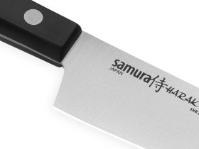 Нож кухонный универсальный Samura "HARAKIRI" (SHR-0023B) 150 мм, сталь AUS-8, рукоять ABS пластик, чёрный